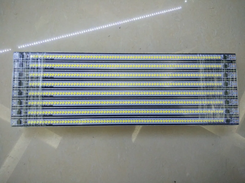100 шт./лот В переменного тока 2835SMD 30 см 7 Вт Теплый Холодный белый яркий