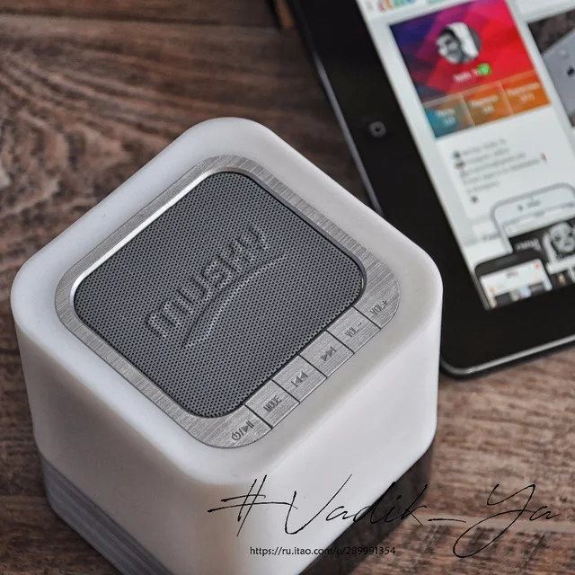 2017 популярный мини Hi Fi динамик Musky DY28 беспроводной Bluetooth светодиодный Ночной