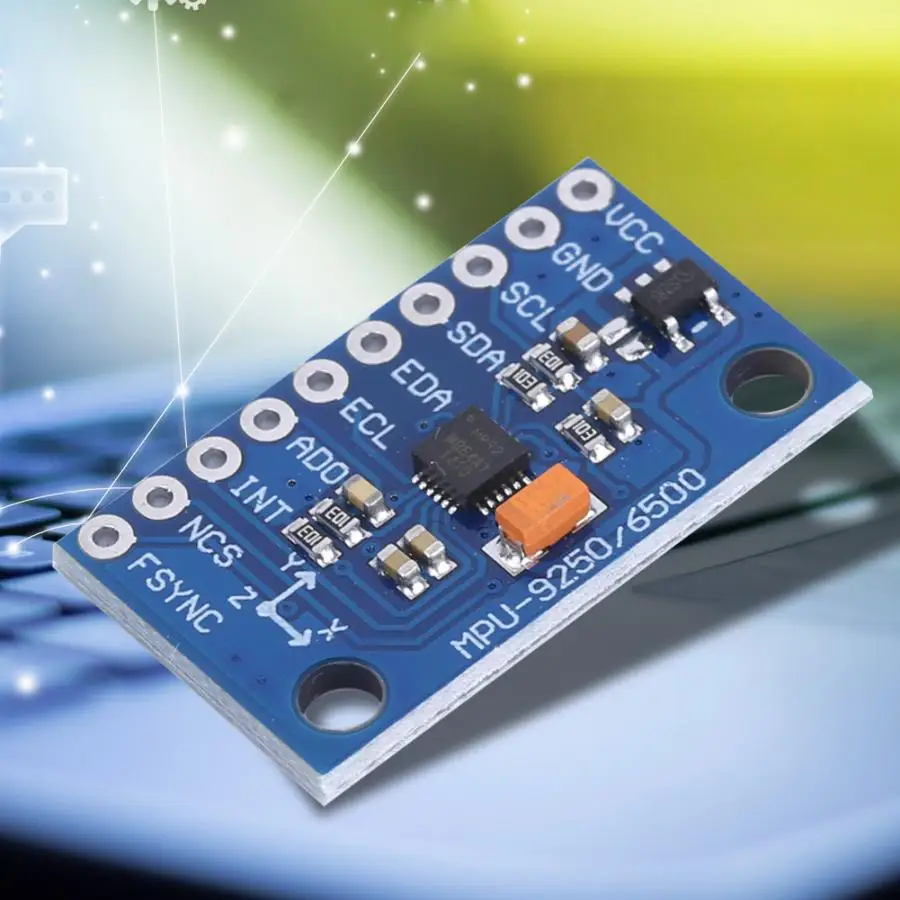 Модуль гироскопа MPU 9250 9 ось 16 бит гироскоп ускорение магнитного Сенсор 3 ~ 5V для