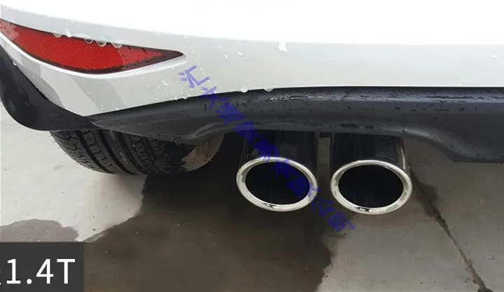 Наконечник глушителя выхлопной трубы из нержавеющей стали для Volkswagen Golf 7 MK7 1 4 T 2014