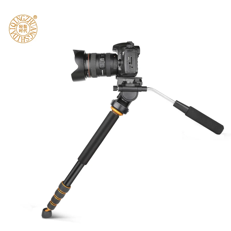 

Q188 Tripod Monopod Professional Portable Travel Monopod Video Monopod With Fluid Head For Canon Nikon Sony DSLR Video Camera