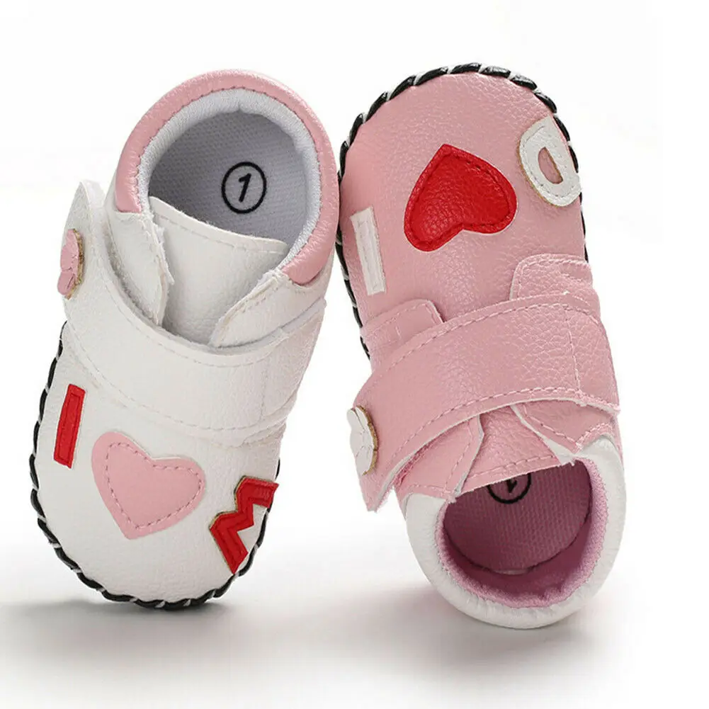 Обувь для новорожденных девочек милая противоскользящая мягкая обувь из