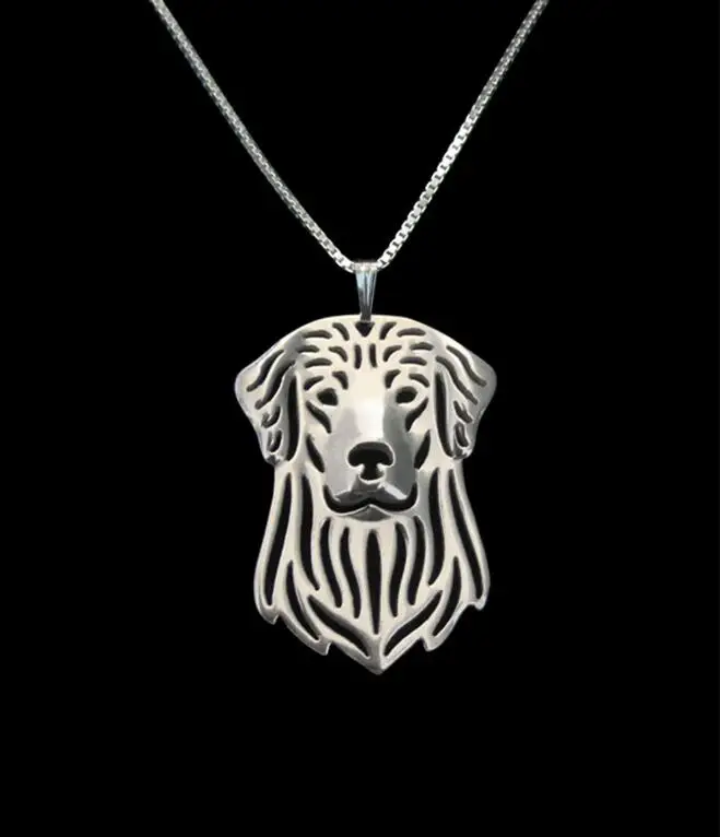 Модное позолоченное ожерелье ретривер для женщин милый очаровательный подарок