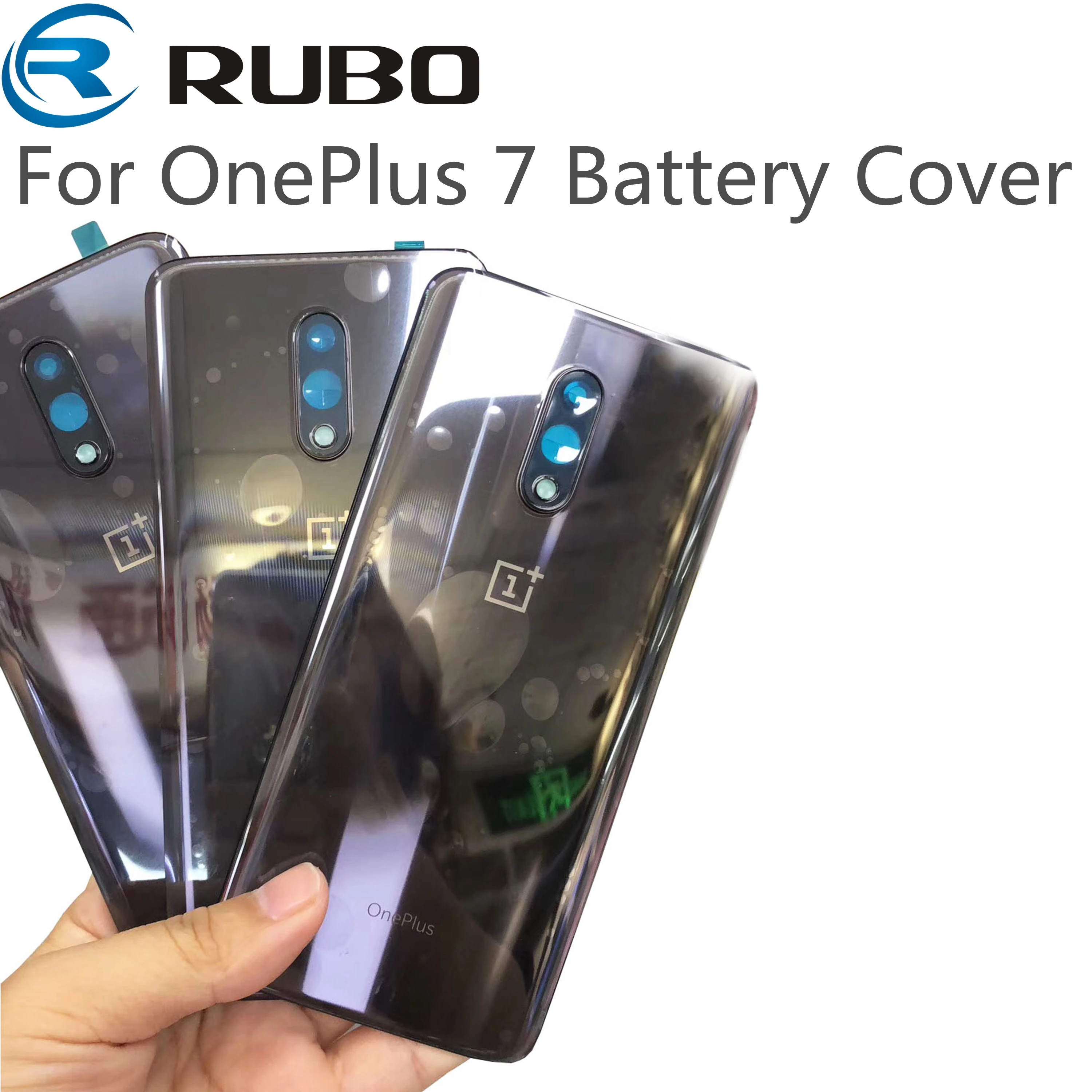 Задняя крышка батарейного отсека для Oneplus 7 Pro 1 + задняя корпуса запасные части |