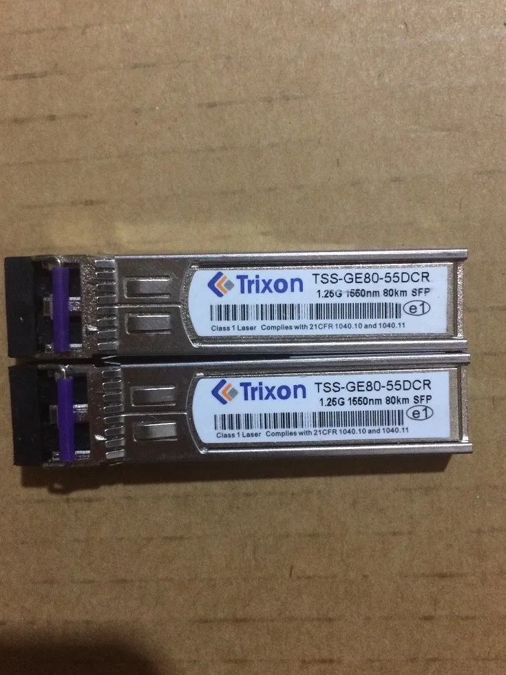 Trixon TSS GE80 55DCR 1 25G 1550nm 80KM SFP|Оптоволоконное оборудование| |