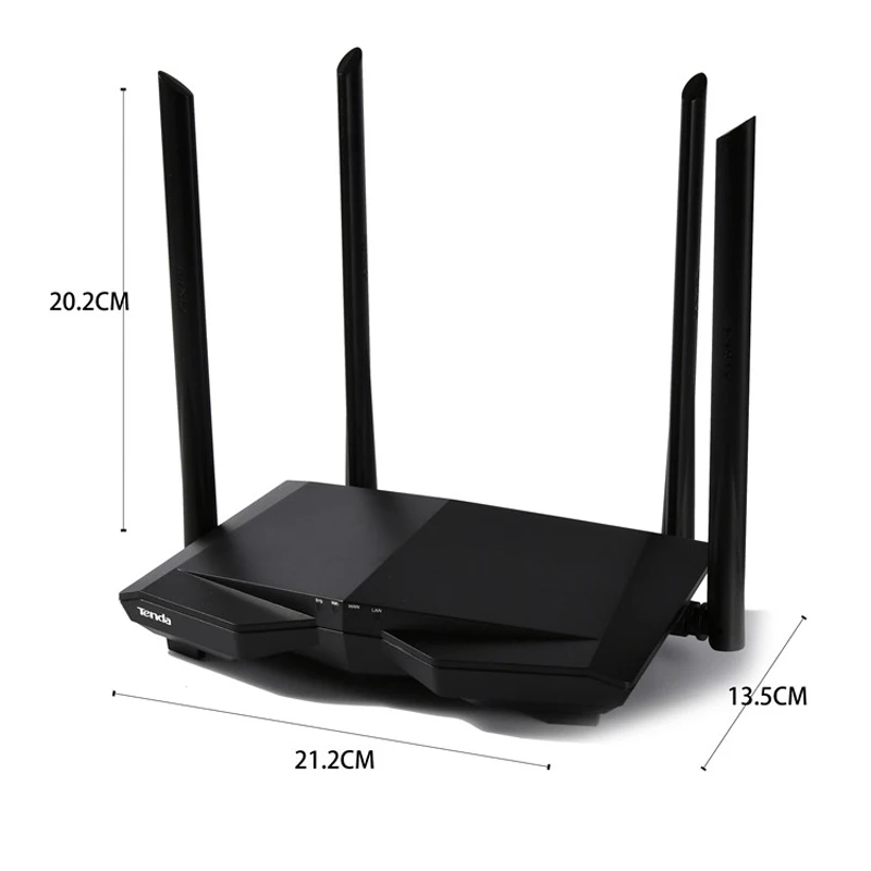 Tenda AC6 V4.0 Dual Band AC1200 2,4G/5,0 ГГц Беспроводной Wi-Fi маршрутизатор Wi-Fi ретранслятор, приложение дистанционное управление