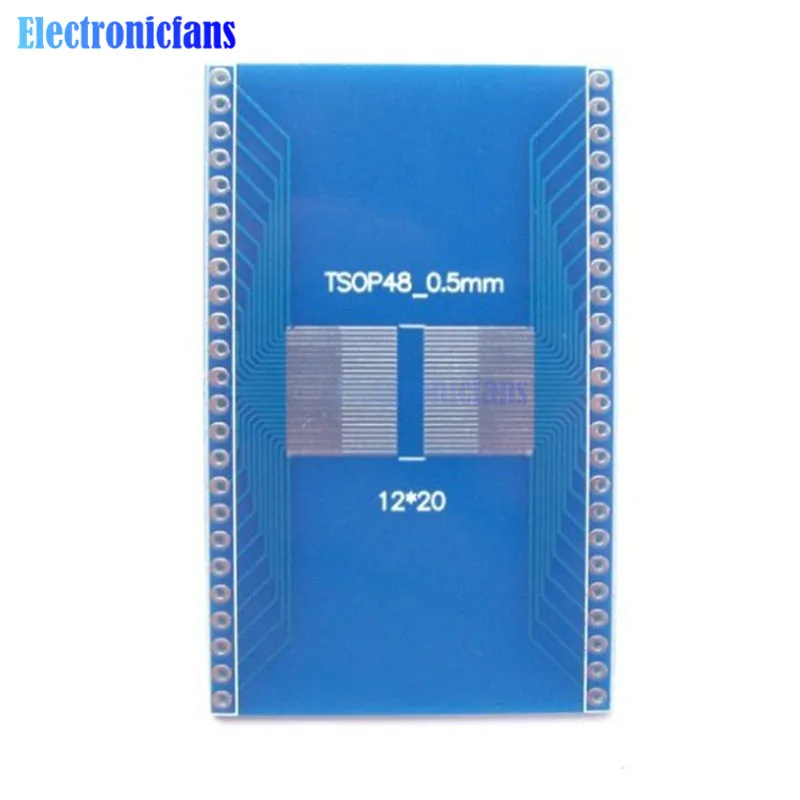 TSOP48 до DIP48 высота 0 5 мм интерфейсная панель стандартная пластина|plate|plate adapterplate pcb |