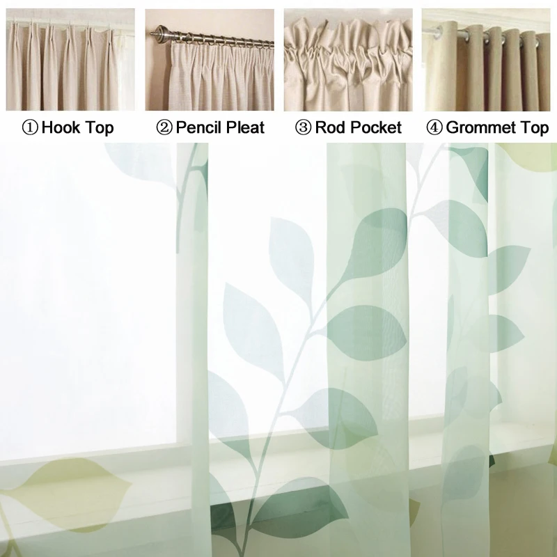 Светонепроницаемые шторы с принтом листьев для гостиной оконные спальни