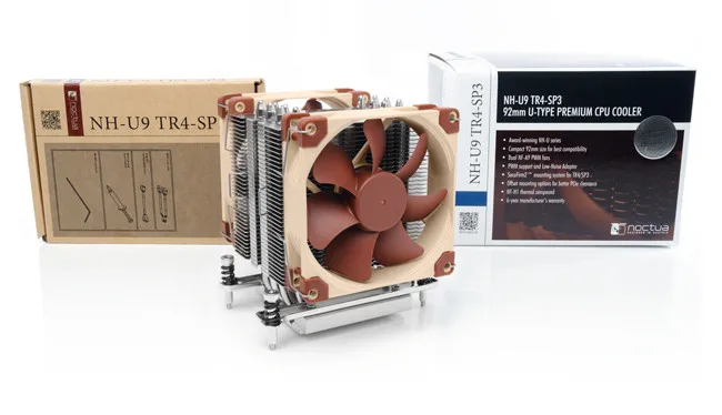 Noctua NH-U9 TR4-SP3 TR4-SP3 процессор AMD cpu TR4 компьютер процессорные кулеры вентиляторы охлаждающий вентилятор содержит тепловые составные кулеры