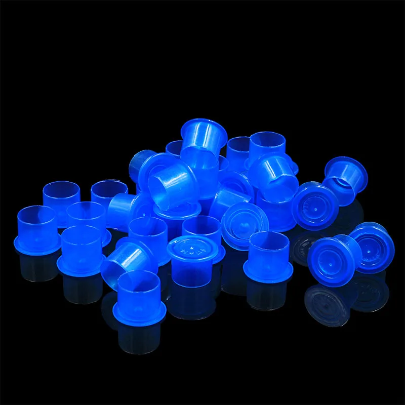 Одноразовые чашки для тату-чернил стерильные самостоятельные синие чернила 3