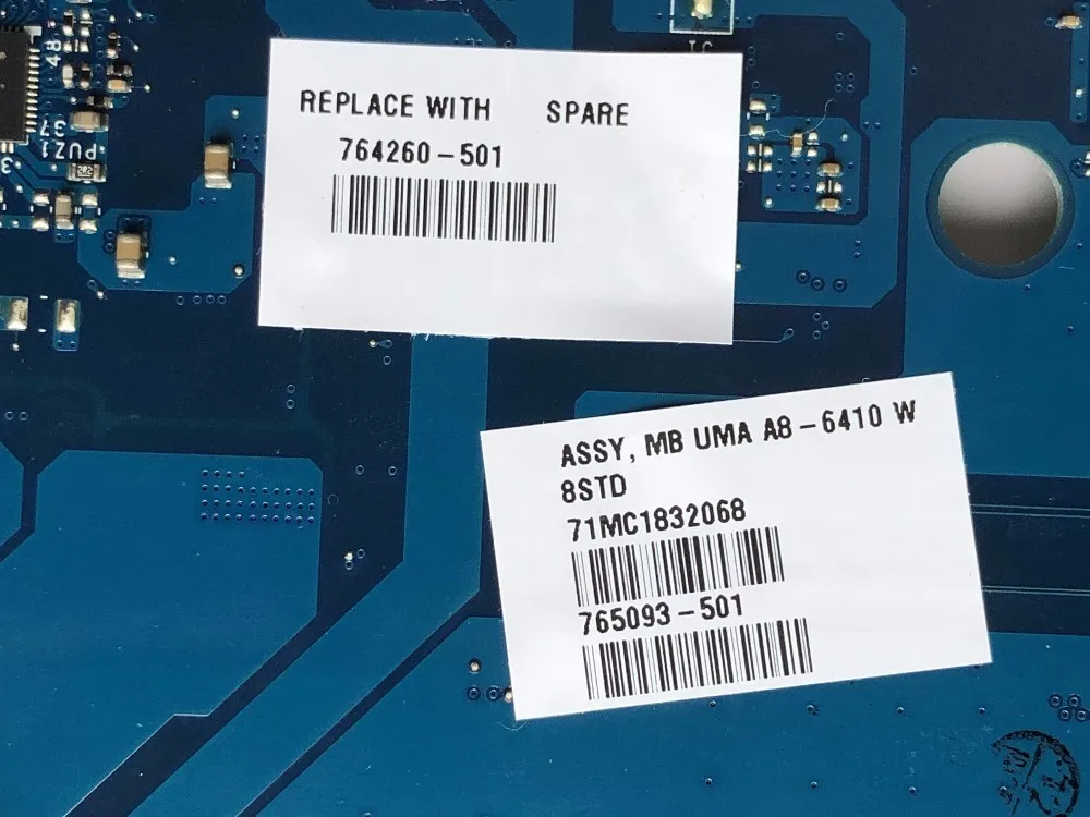 Высококачественная материнская плата для ноутбука HP Pavilion 15-G 764260-501 LA-A996P DDR3L 100%