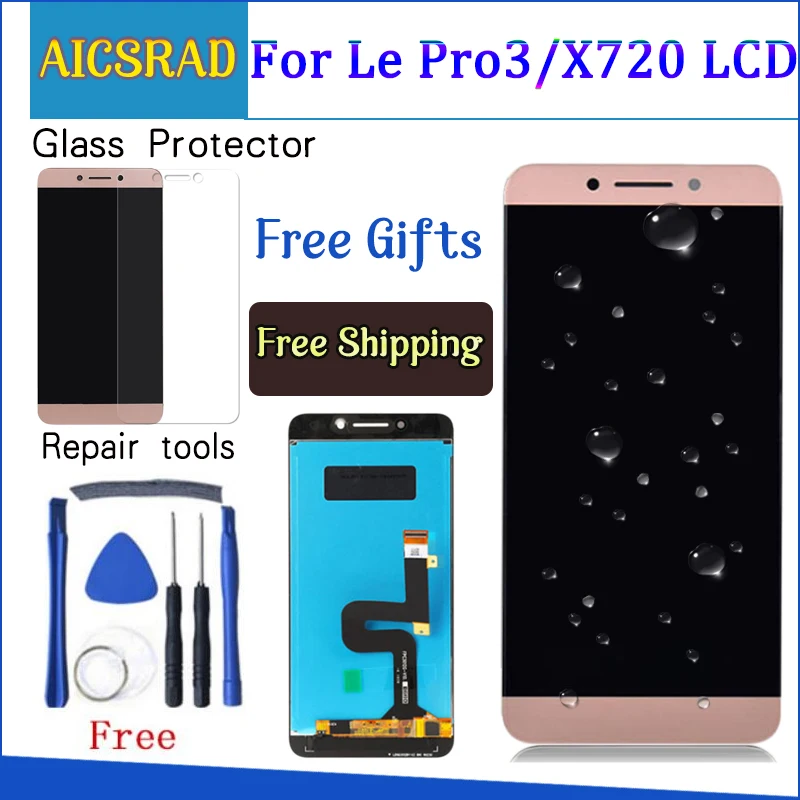 ЖК экран AICSRAD для LeTV LeEco Le Pro3 Pro 3 X720 X725 X727 дисплей + сенсорный 100% новый дигитайзер в