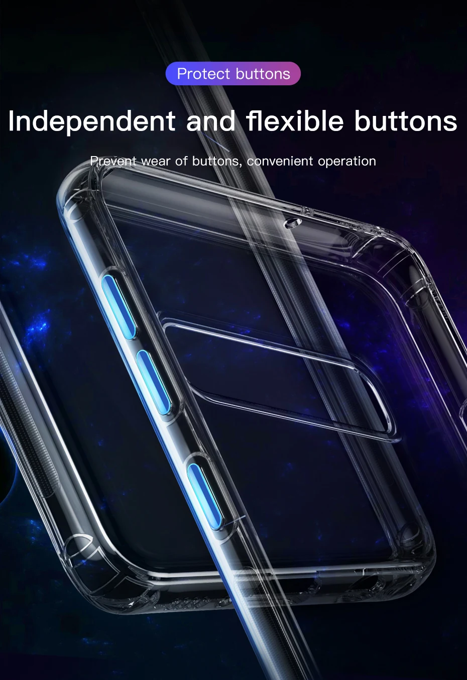 Чехол Baseus для samsung Galaxy S10 Plus, ультра тонкий прозрачный мягкий ТПУ силиконовый чехол на заднюю панель для samsung S10 S10Plus, чехлы