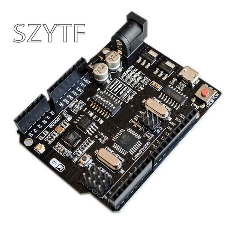 Wi Fi R3 ATmega328P + ESP8266 (32Мб оперативной памяти) USB TTL CH340G| |