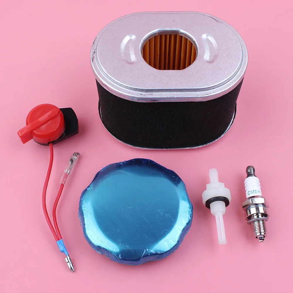 

Крышка воздушного фильтра для топливного бака, переключатель, Свеча зажигания для Honda GX200 GX160 6.5HP 5.5HP GX 200 160, деталь двигателя