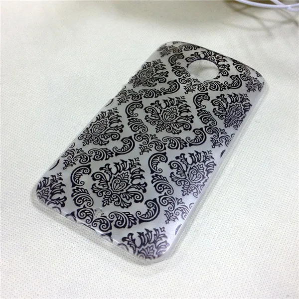 Vintage Paisley Flower Hard Floral Plastic Cases Cover For Motorola Moto X+1 / X2 X (2nd Gen.) (2014) XT1097 |