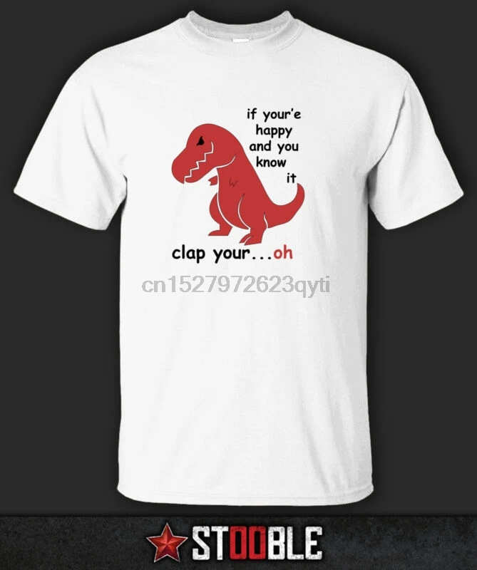 Футболка TRex clop Прямая поставка от Stockist|Мужские футболки| |