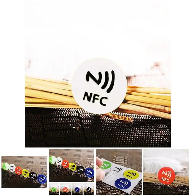 Смарт NFC метки наклейки чип клей 144 байт 13 56 МГц прочный для мобильного телефона