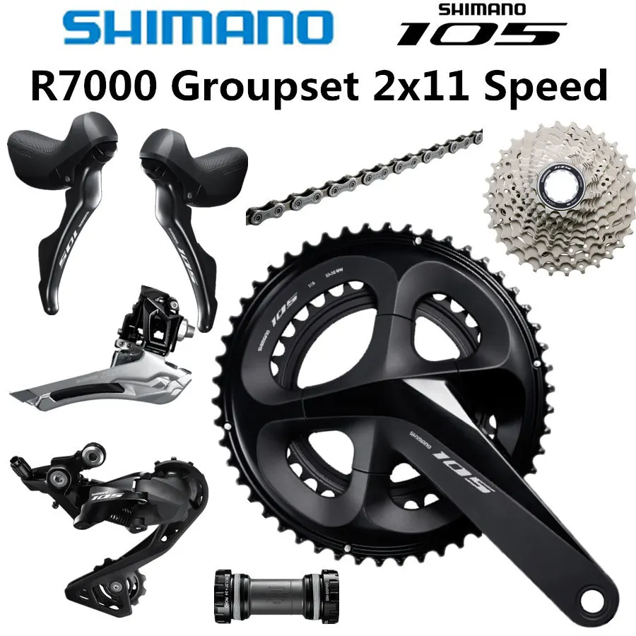 SHIMANO 5800 105 R7000 указано 105 5800 переключения передач Дорожный велосипед В переменного тока, 50-; большие размеры 34-52-36 53-39T 165 170 172,5 175 мм 25T 28T 30T 32T 34T