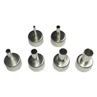 6 шт. 22 мм Универсальная сопла, паяльная станция, тепловые станции, пистолет, сопла 858 858A 858D 868 878 898, аксессуары, сварочные сопла