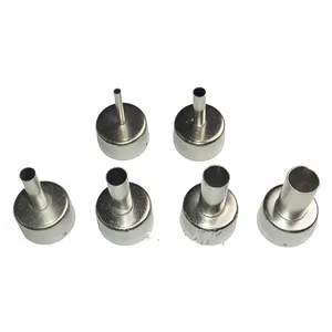 6 шт. 22 мм Универсальная сопла, паяльная станция, тепловые станции, пистолет, сопла 858 858A 858D 868 878 898, аксессуары, сварочные сопла