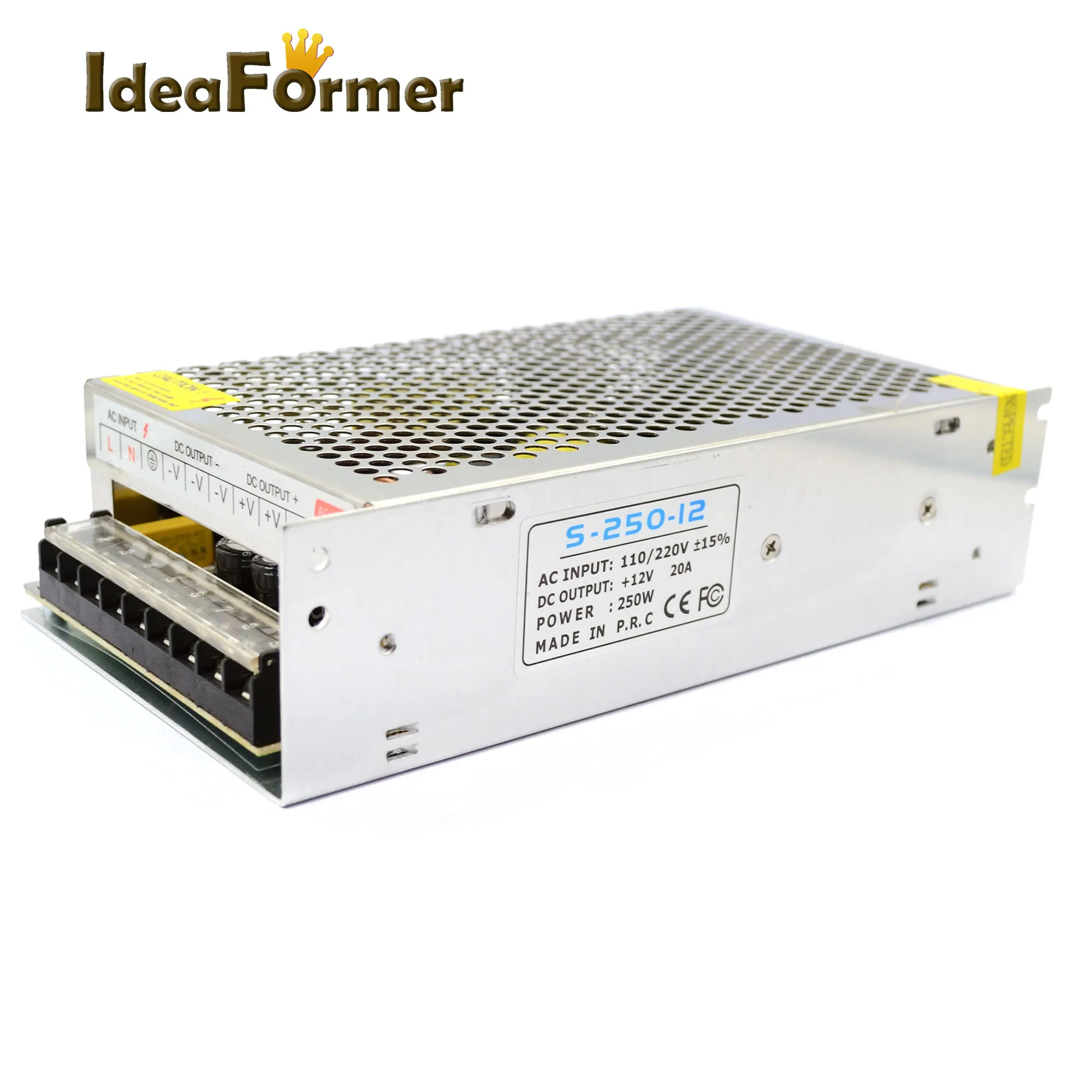 120 W/250 Вт Трансформеры Питание 12 V/24 V Current10A/20A RGB Светодиодные ленты и 3D части принтера