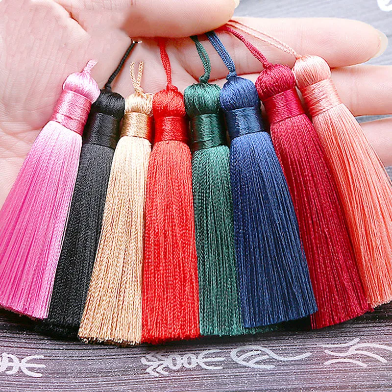 

30pcs 8CM Pendant Handmade Tassels fringe for jewelry clothing craft accessories