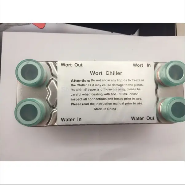 Новый 30 плиты сусла чиллер нержавеющая сталь 304 домашнего пивоварения homebrew 3/4