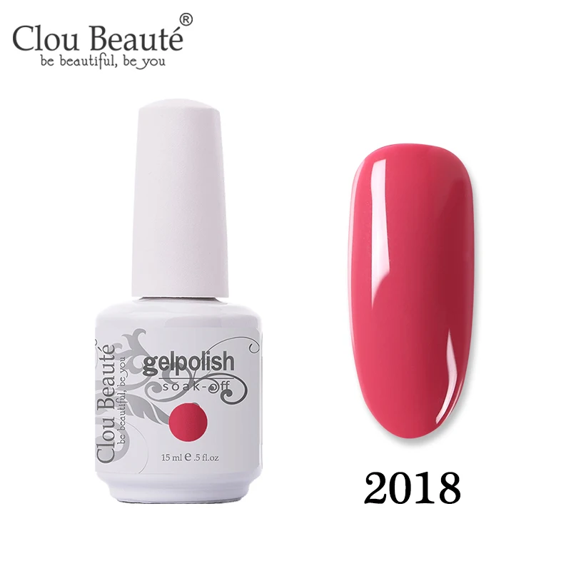 Clou Beaute лак для ногтей УФ-Гель-лак для ногтей для маникюра полуперманентный лак Гибридный гвоздь впитывающий Гель-лак для ногтей - Цвет: 2018