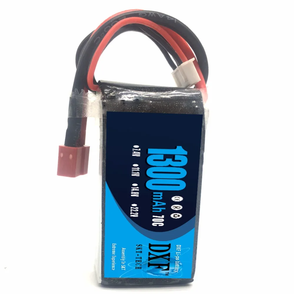 DXF Li Po 1300mAh 22 2 V 6S 70C (Max 140C) Lipo аккумулятор с штепсельной вилкой XT60 для FPV высокой