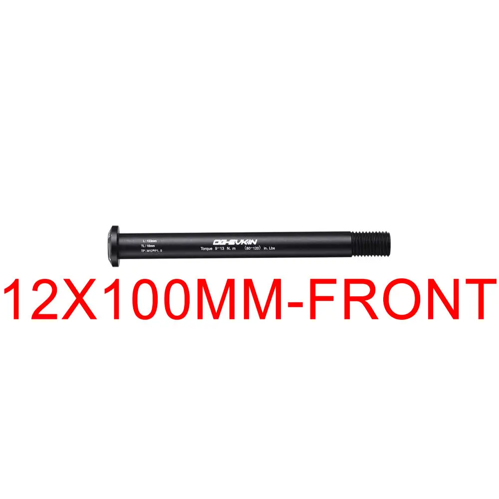 12x100mm-Front OG-EVKIN QR-002 дорожный дисковый тормоз быстроразъемный M12* P1.5 через ось 12x142 мм задний/12x100 мм передний велосипедный Шпажки для дорожного диска QR - Цвет: 12x100mm-Front