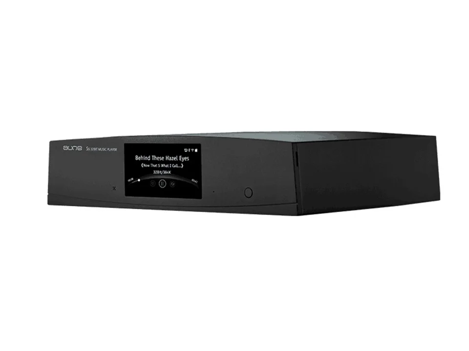 Черный Aune S5A DSD/FLAC/APE/WAV цифровой проигрыватель WiFi сеть HiFi аудиофиловый музыкальный плеер с ЦАП декодирование RCA выход - Цвет: Черный