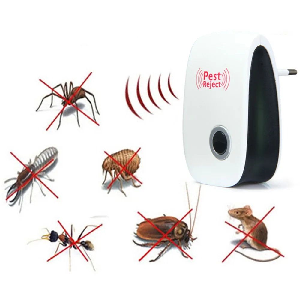 Электронный отпугиватель комаров от насекомых ультразвуковой Mata Mosquito Eletrico ЕС
