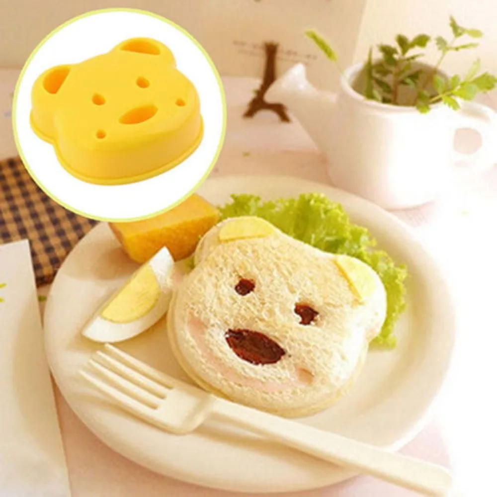 Cute 1pcs DIY Sandwich Mold Cutter Little Bear Shape Bread Cake Maker Creative Tool kitchen | Дом и сад