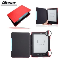 afesar d01100 magnet closured leather cover case for amazon kinlde 4 kindle 5 ebook flip case k4 k5 pouch gift screen protector
