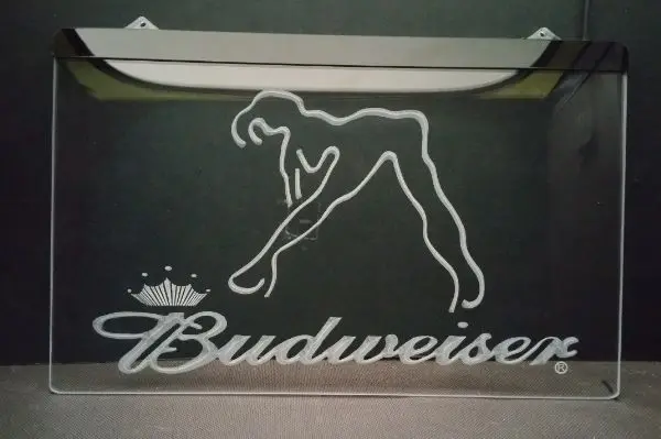 B02 Budweiser экзотическая танцовщица Стриппер 2 размера пивной бар Паб Клуб 3d вывески
