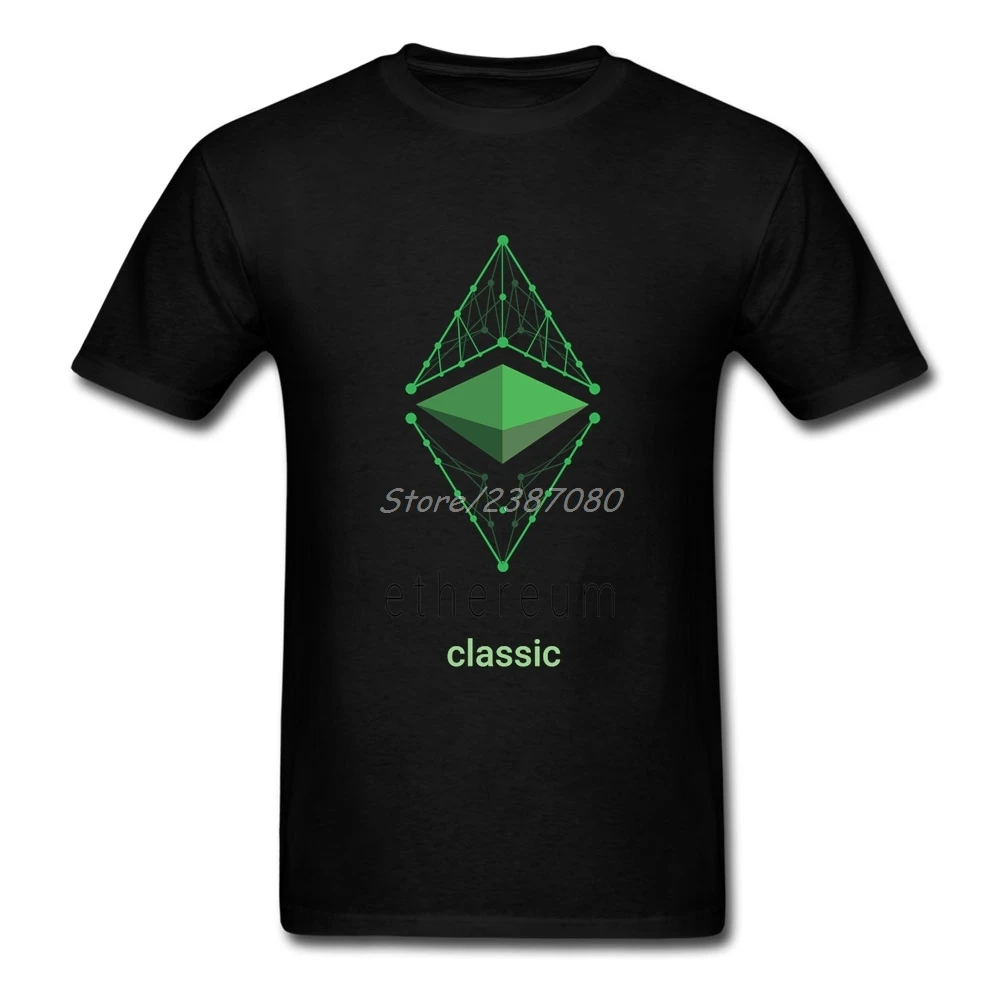 Футболка Ethereum мужская с коротким рукавом тенниска на заказ уличная одежда в