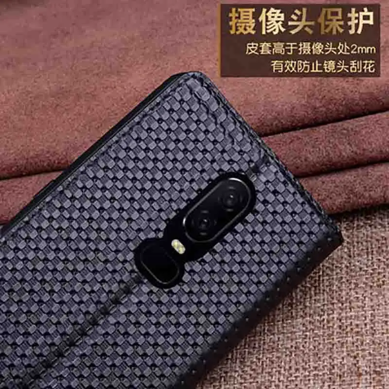 Чехол для телефона из натуральной кожи с откидной крышкой OnePlus 6 oneplus6 чехол One Plus 1 +
