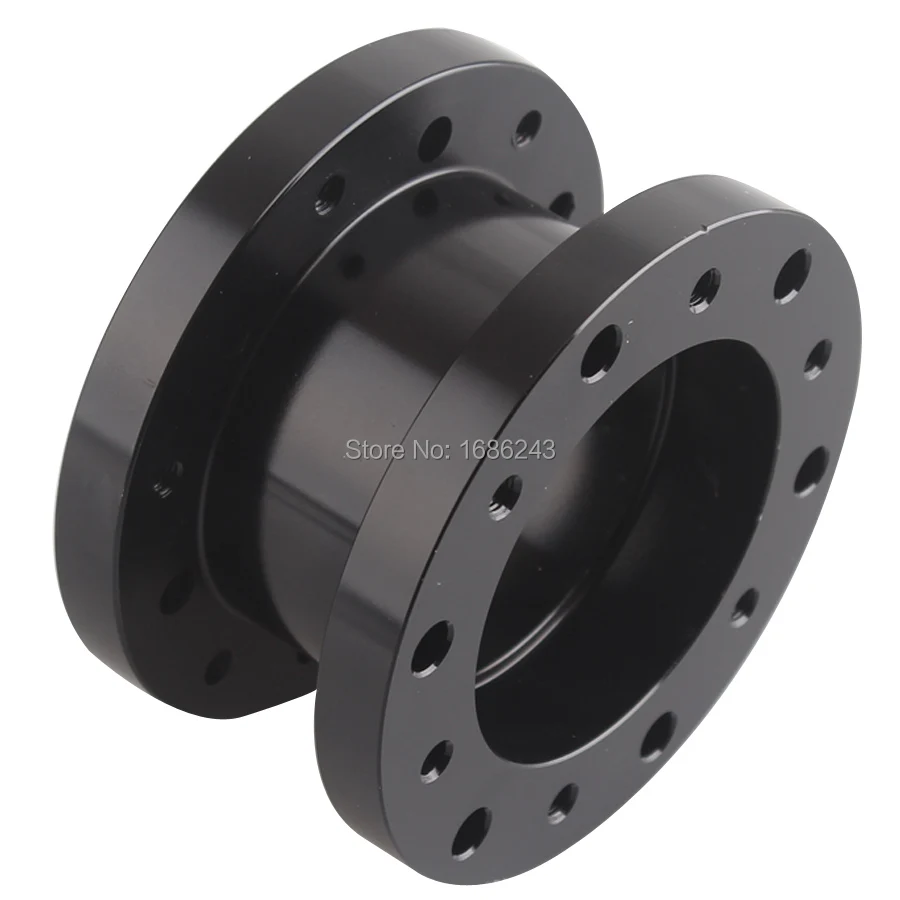 Black Height 50mm Aluminium Steering Wheel Hub Adapter Spacer Kit For Car Booster Universal New | Автомобили и мотоциклы