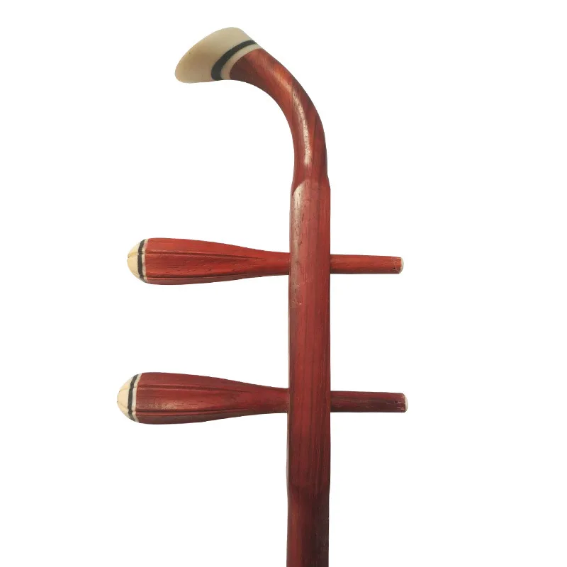 High Quality 2 Strings Chinese Erhu Round Pole Hexagonal Shape Rosewood With Bow/Carrying Case/Rosin