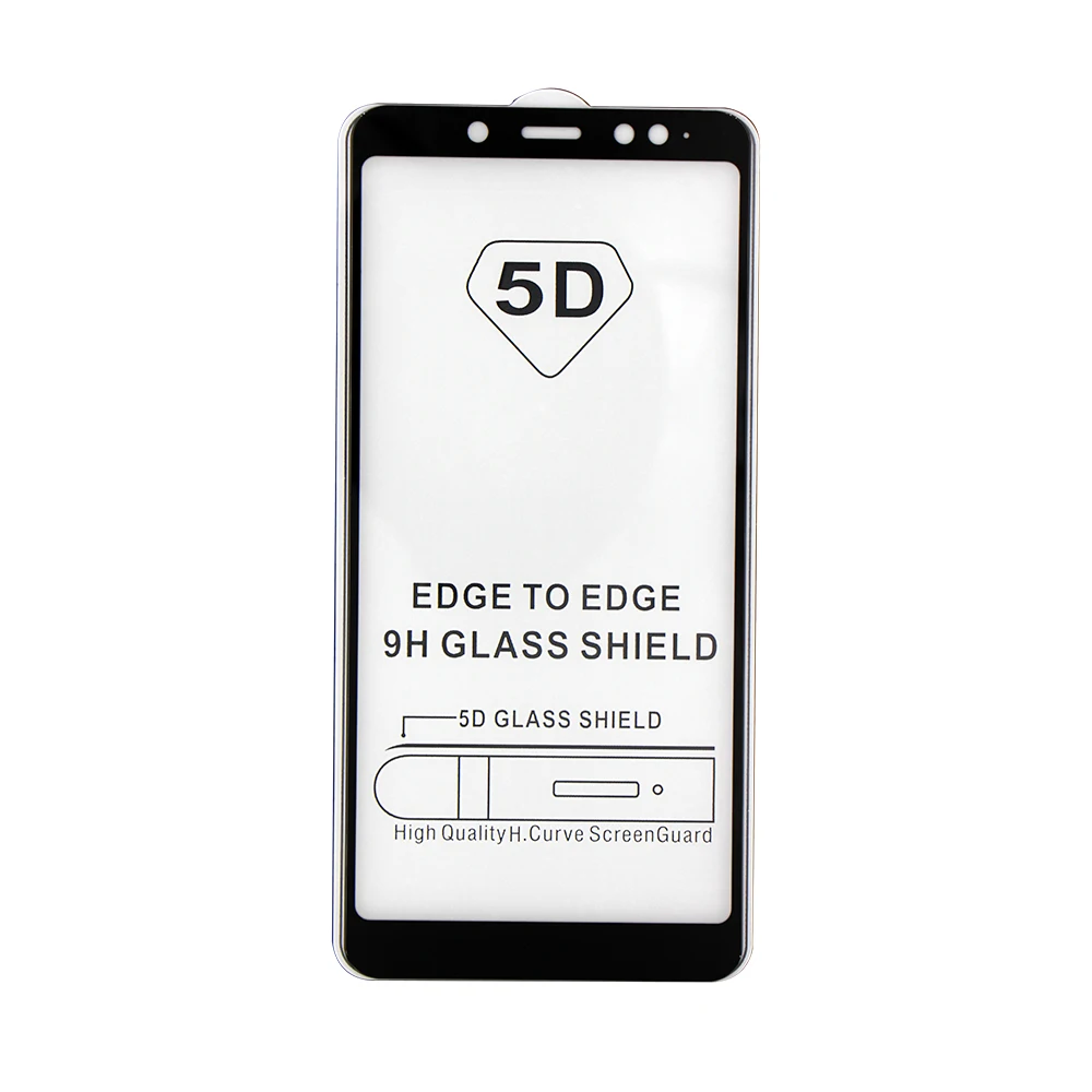 5D изогнутое закаленное стекло с полным покрытием для Xiaomi Redmi Note 5 Pro защитная
