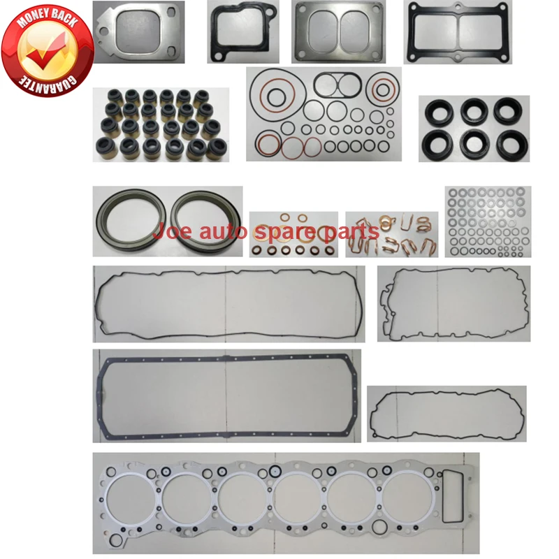 

Комплект прокладок двигателя 6WF1 6WF1-O2 для грузовика Hino Fuso Isuzu Giga 14.256cc