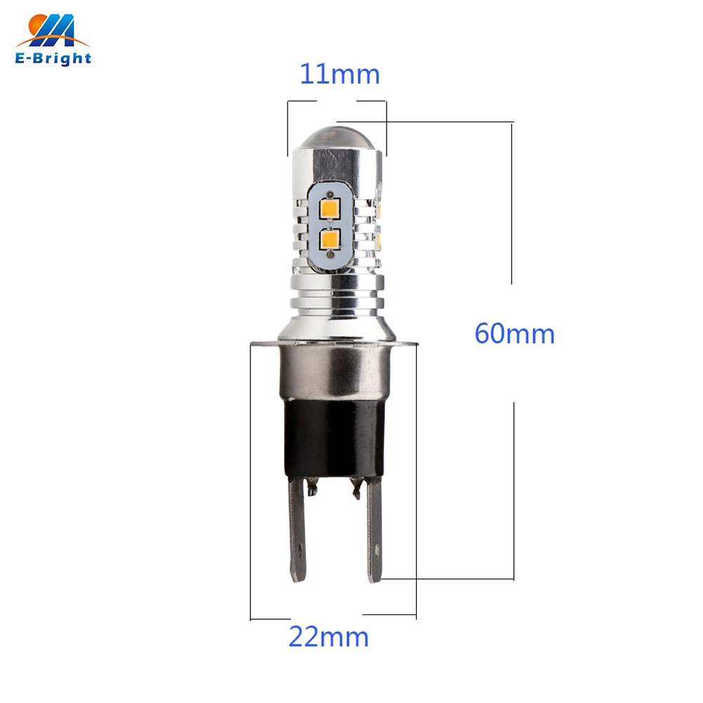 2 шт. H3C 2323 10 SMD 12V 24V светодиодный 800LM Автомобильные фары противотуманные лампы фар