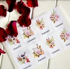 Наклейки для скрапбукинга, бумажные, с цветами, 80 шт.