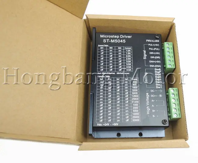 5 шт./лот чпу 4.5A DC24-50V шаговый шагового двигателя контроллер ST-M5045 заменить M542 |