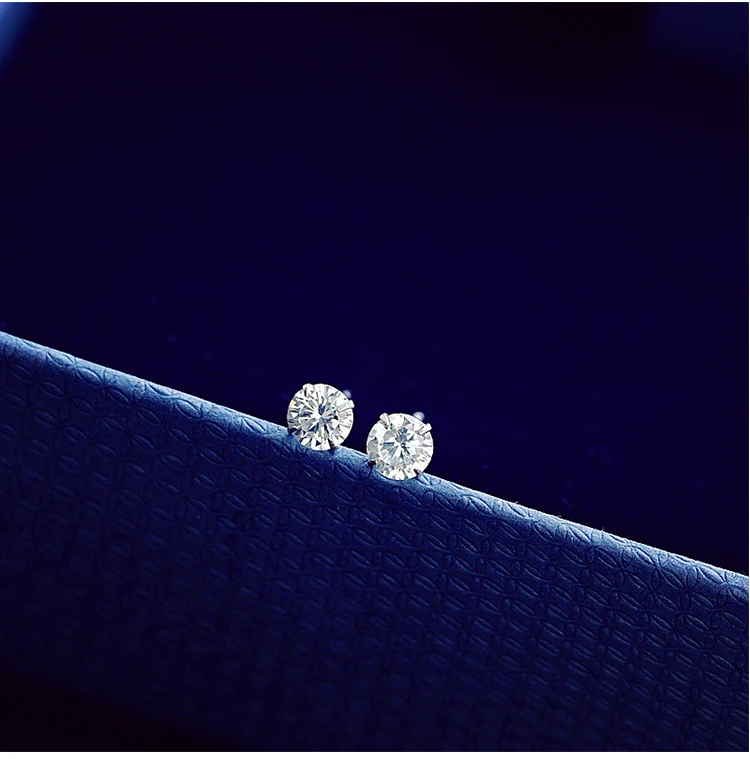 Женские серьги с кристаллами из циркония вечерние Серьги серебряного цвета