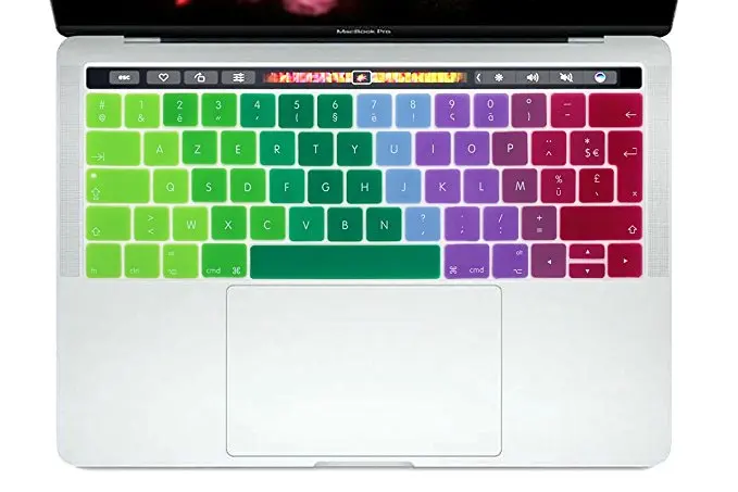 Чехол для клавиатуры AZERTY мягкий силиконовый чехол Macbook Pro 13 15 модели 2016 года A1706