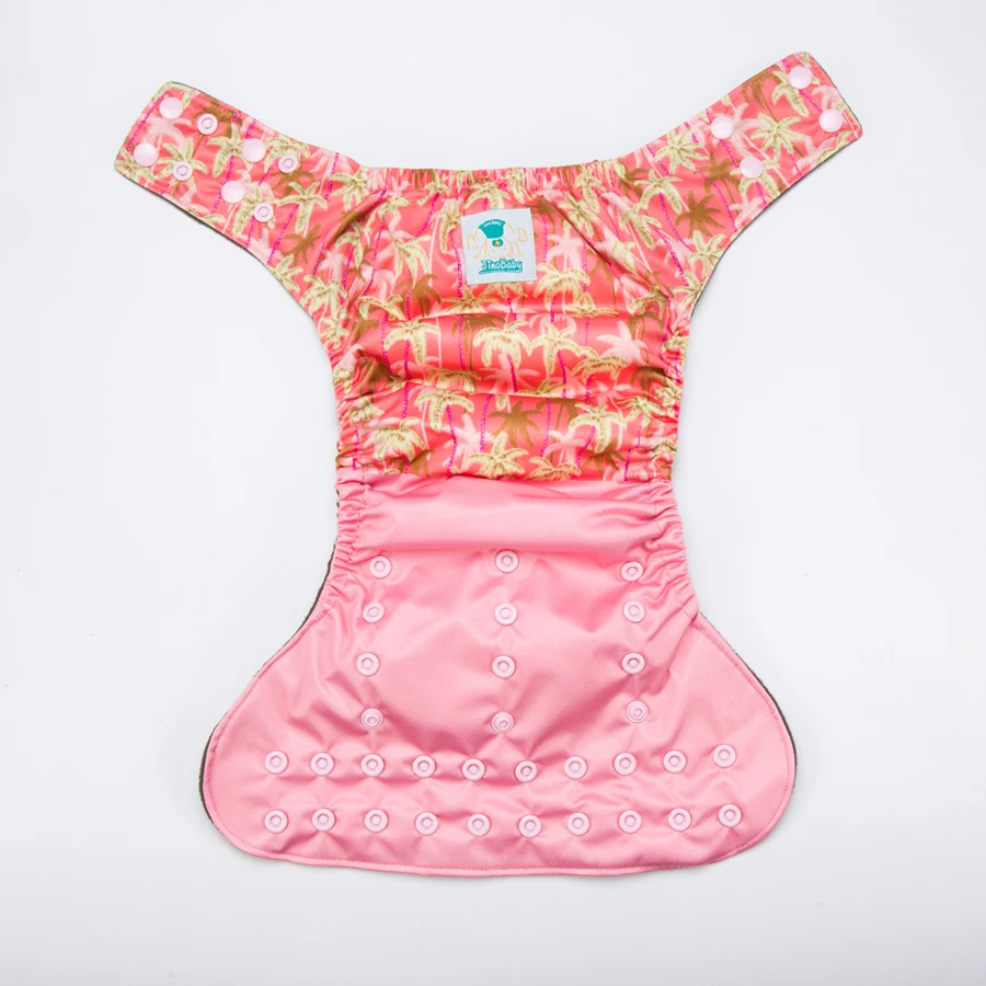 JinoBaby модные бамбуковый уголь пеленки детские подгузники многоразовые детские бамбуковые подгузники OS подходит для NB до 15 кг
