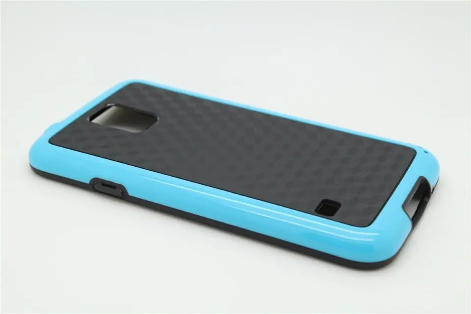 Plastic PC TPU Cell Hybrid Soft Phone Case Dirtproof Protective Cover Cases for Samsung Mobile Galaxy S5 i9600 Accessories |