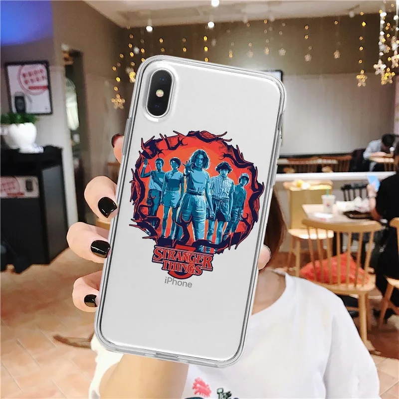 TPU Stranger Things Сезон 3 американский ТВ прозрачный мягкий силиконовый чехол для телефона для iphone 11 Pro Max X 5S 5 SE 6 6s 7 8 plus XS Max XR - Color: TPU